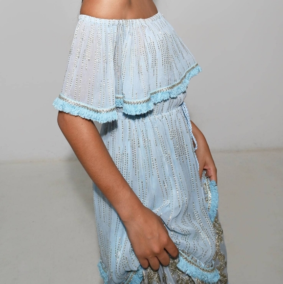 NWT Piti Cuti Cancun Dress I Blue - Picture 9 of 10